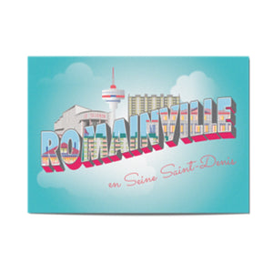 Carte postale "Ville de Romainville"