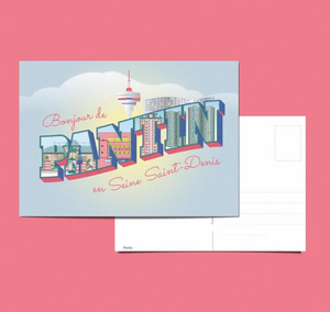 Carte postale " Ville de Pantin"