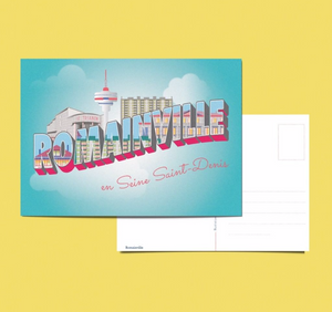 Carte postale "Ville de Romainville"