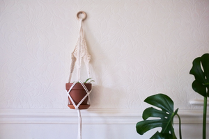 Suspension Macramé - modèle Fougère