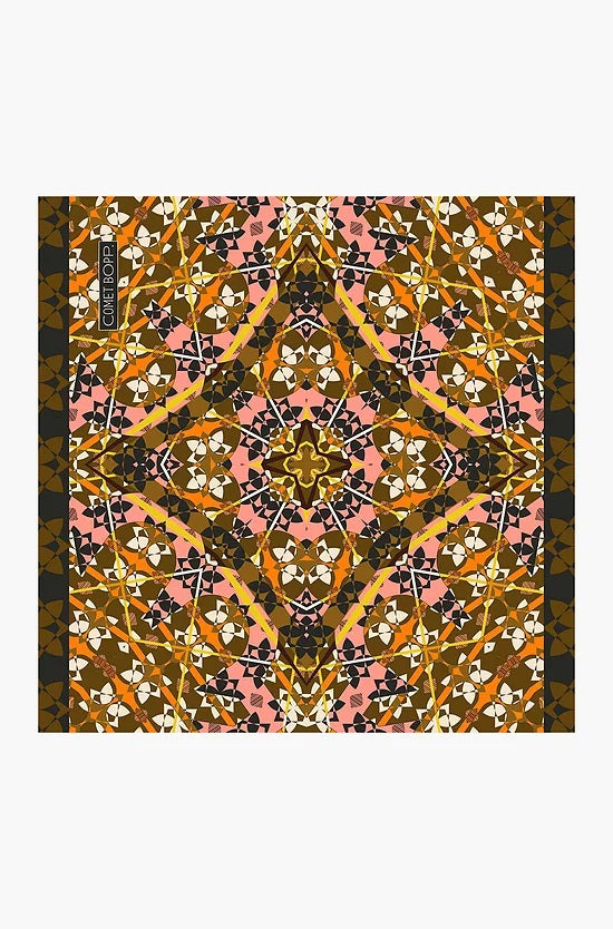 Foulard en modal et cachemire - Kaléidoscopie n°02