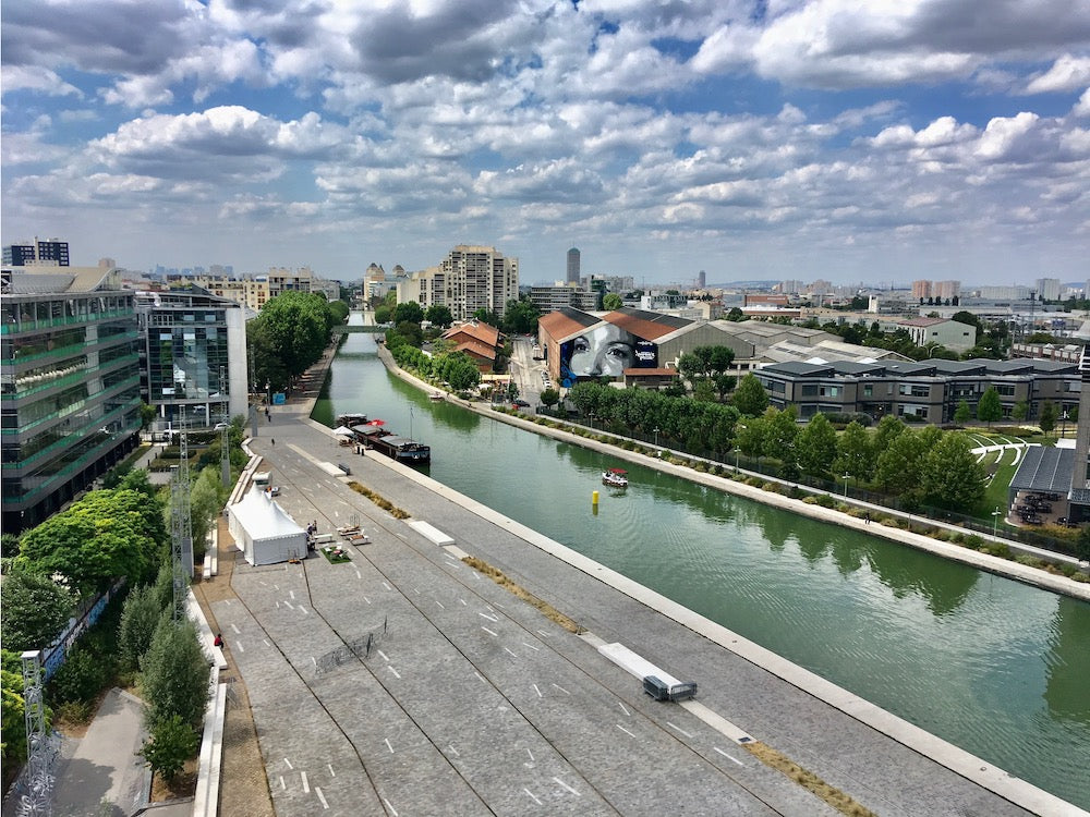 Pantin vu des Magasins Généraux