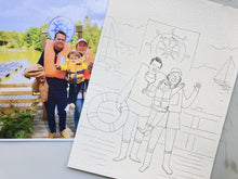 Charger l&#39;image dans la galerie, Portrait de Famille &quot;sur-mesure&quot;
